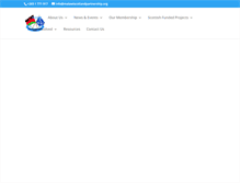 Tablet Screenshot of malawiscotlandpartnership.org